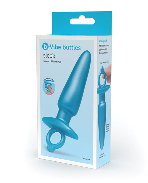 b-vibe b-Vibe Butties Sleek Tapered Plug - Blue