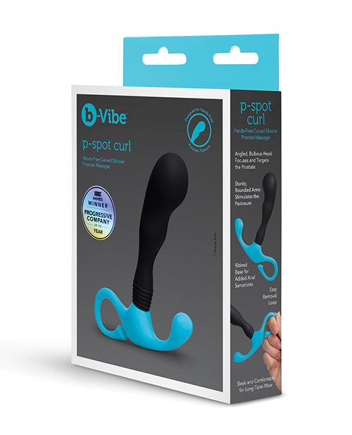 b-vibe P-Spot Curl Hands-Free Curved Silicone Prostate Massager