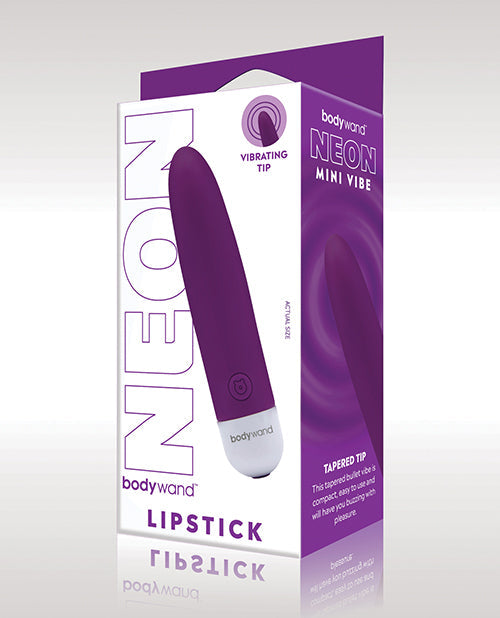 Bodywand XGen Bodywand Neon Mini Lipstick Vibe - Neon Purple