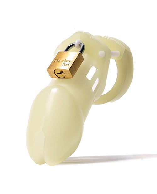 CB-6000 CB-6000 3 1/4" Cock Cage & Lock Set - Glow in the Dark