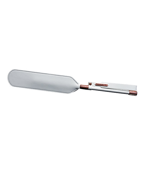 Coquette Pleasure Collection Pleasure Collection Matte Finish Paddle - White/Rose Gold