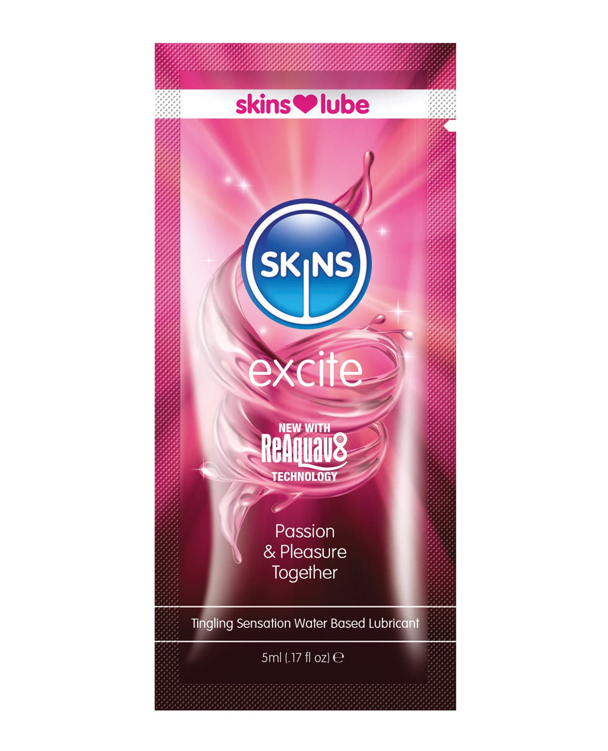 Creative Conceptions Skins Excite Water Based Lubricant - 5 ml Foil