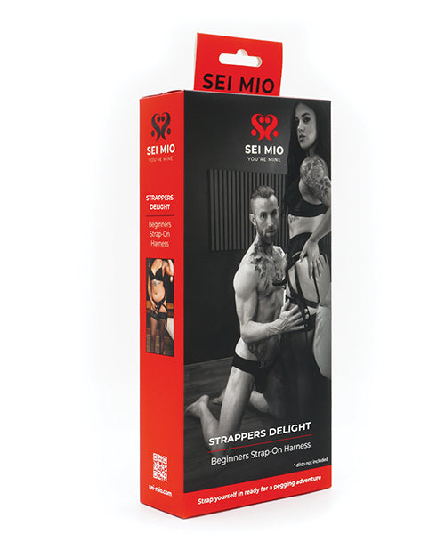 Sei Mio Sei Mio Strappers Delight Beginners Strap-On Harness - Black