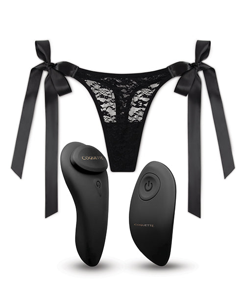 Coquette Coquette The Secret Panty Vibe - Black/Rose Gold
