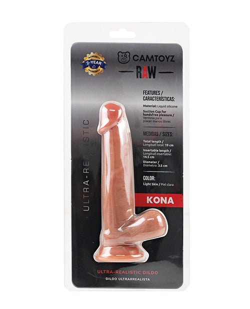 Raw by Camtoyz Camtoyz Ultra Realistic Dildo - Kona