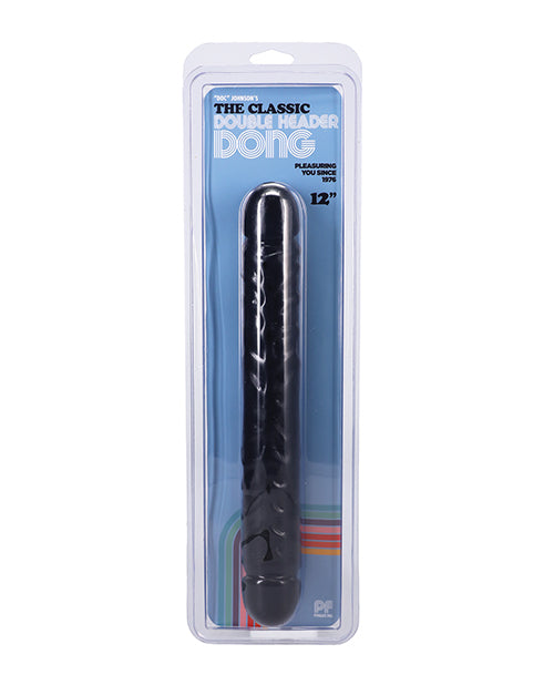 Doc Johnson 12" Jr. Double Header - Black