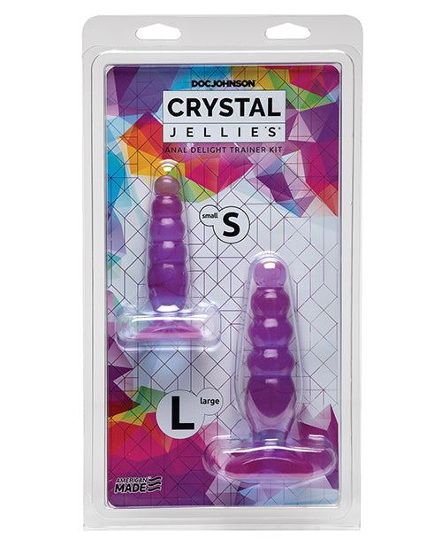 Crystal Jellies Crystal Jellies Anal Delight Trainer Kit - Purple