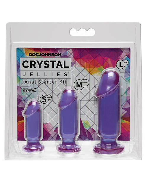 Crystal Jellies Crystal Jellies Anal Starter Kit - Purple
