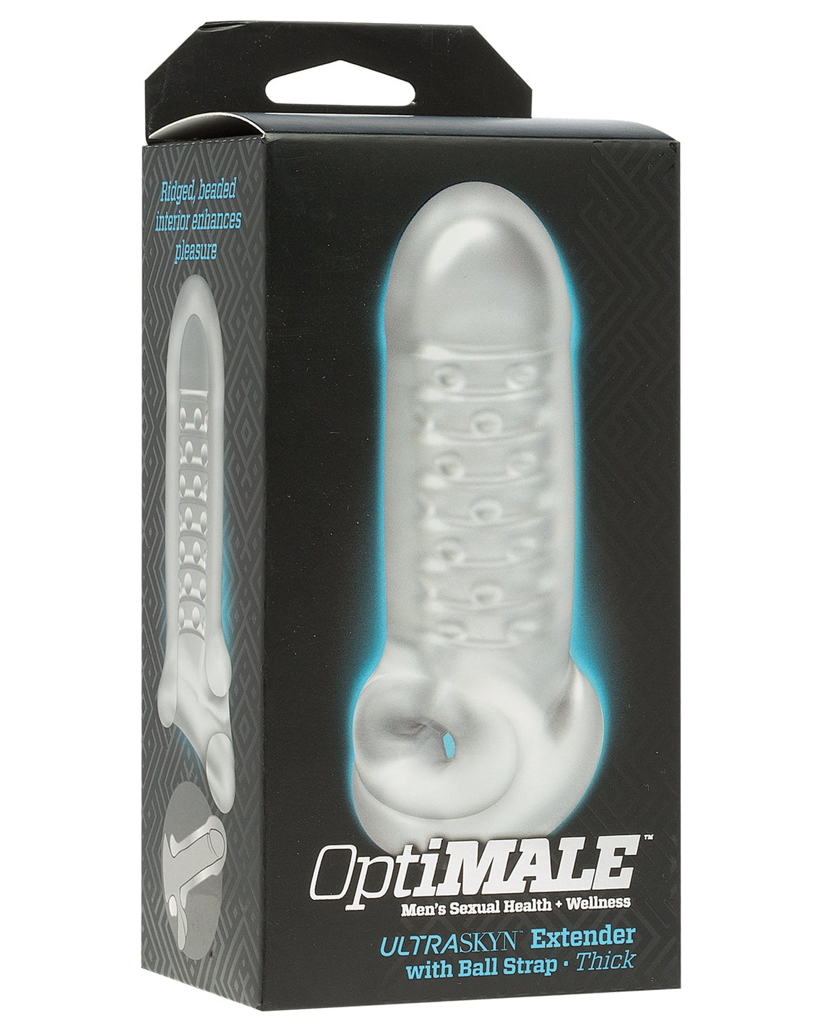 OptiMale OptiMale Extender w/Ball Strap Thick - Frost