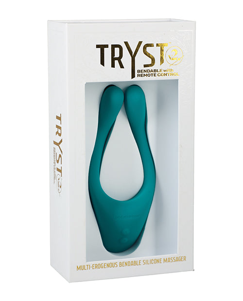 Tryst Tryst V2 Bendable Multi Zone Massager w/Remote - Teal