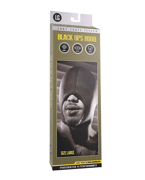 Fort Troff Fort Troff Black Ops Hood - Large, Black