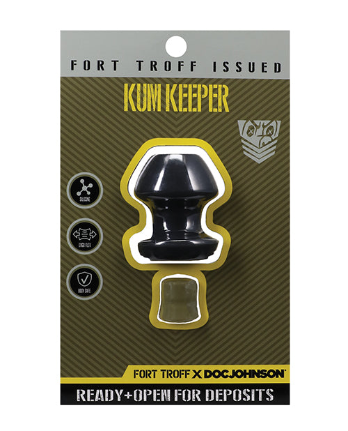 Fort Troff Fort Troff Kum Keeper Anal Plug - Small, Black