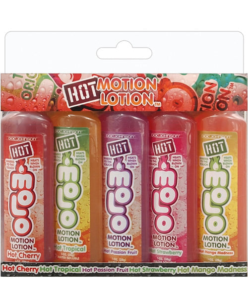Motion Lotion Hot Motion Lotion Kit - 1 oz Asst. Flavors Pack of 5