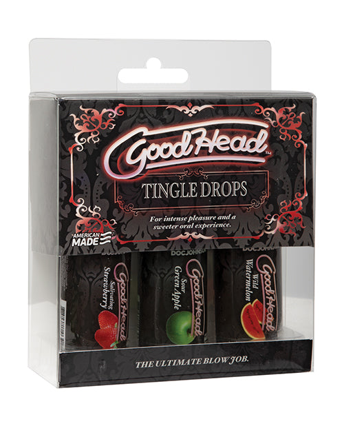 GoodHead GoodHead Tingle Drops Kit - Strawberry/Green Apple/Watermelon