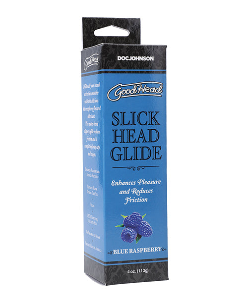 GoodHead GoodHead Slick Head Glide Boxed - 4 oz Blue Raspberry
