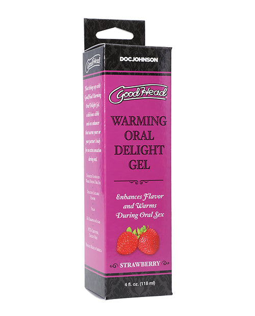 GoodHead GoodHead Warming Oral Delight Gel - 4 oz Strawberry
