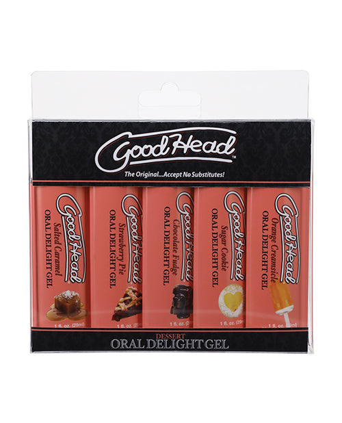GoodHead GoodHead Dessert Oral Delight Gel - Asst. Flavors Pack of 5