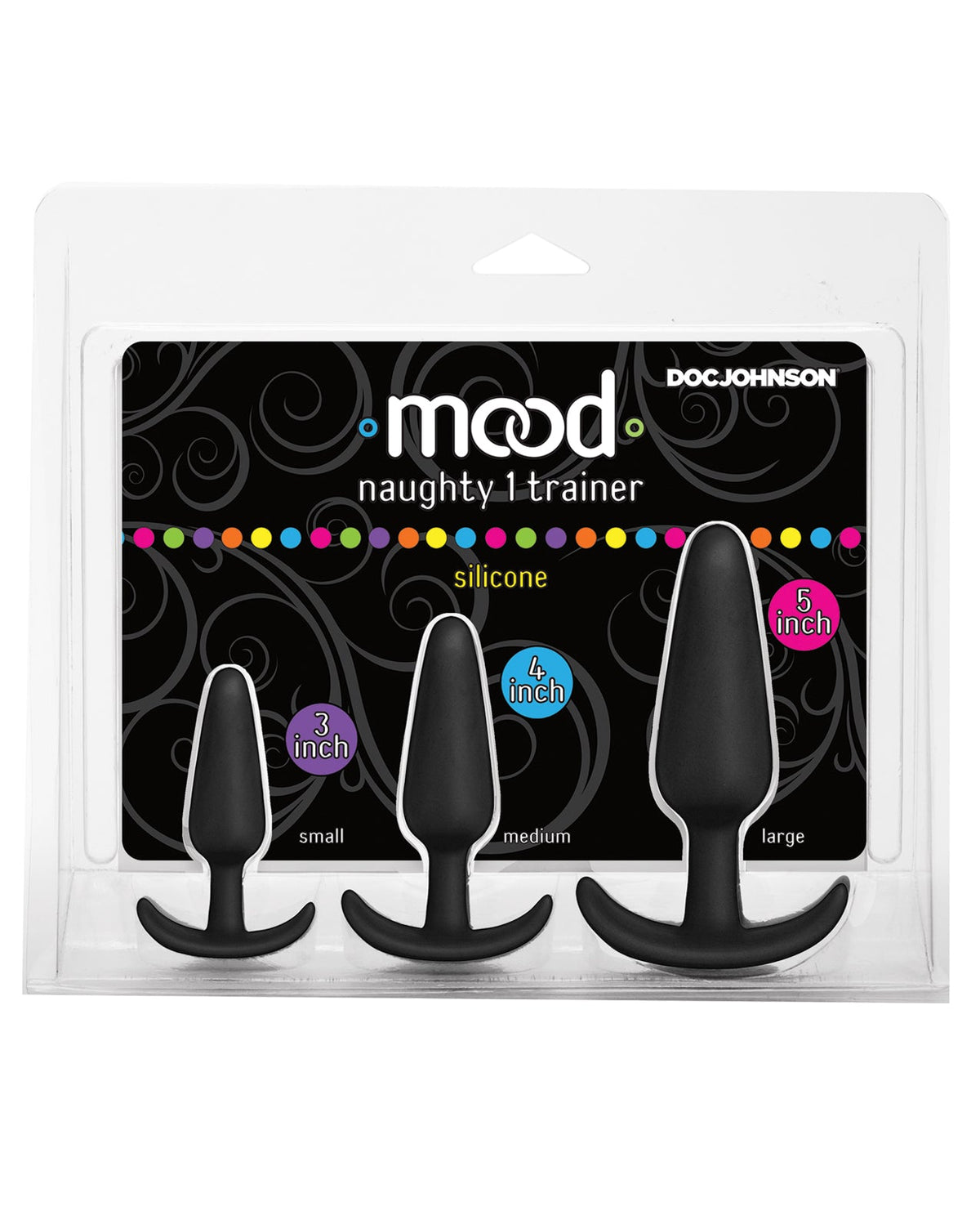 Mood Mood Naughty 1 Anal Trainer Set - Black Set of 3