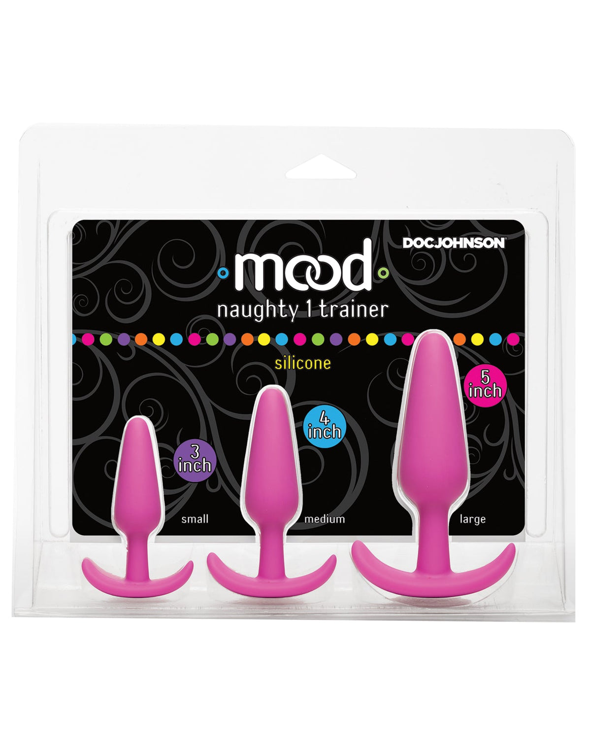 Mood Mood Naughty 1 Anal Trainer Set - Pink Set of 3