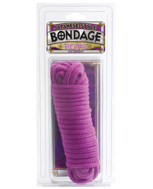 Doc Johnson Japanese Style Bondage Cotton Rope - Purple