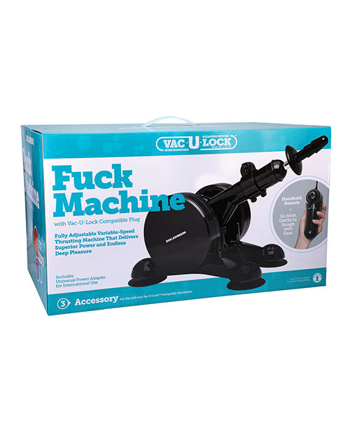 Vac-U-lock Vac-U-Lock Fuck Machine - Black