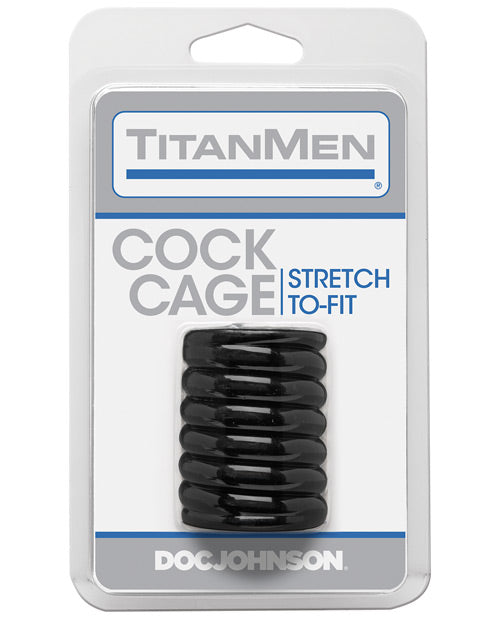 Titanmen Titanmen Tools Cock Cage - Black