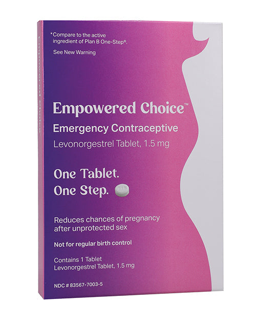 Versea Versea Empowered Choice Emergency Contraception Single Levonorgestrel Pill - 1.5 mg Tablet