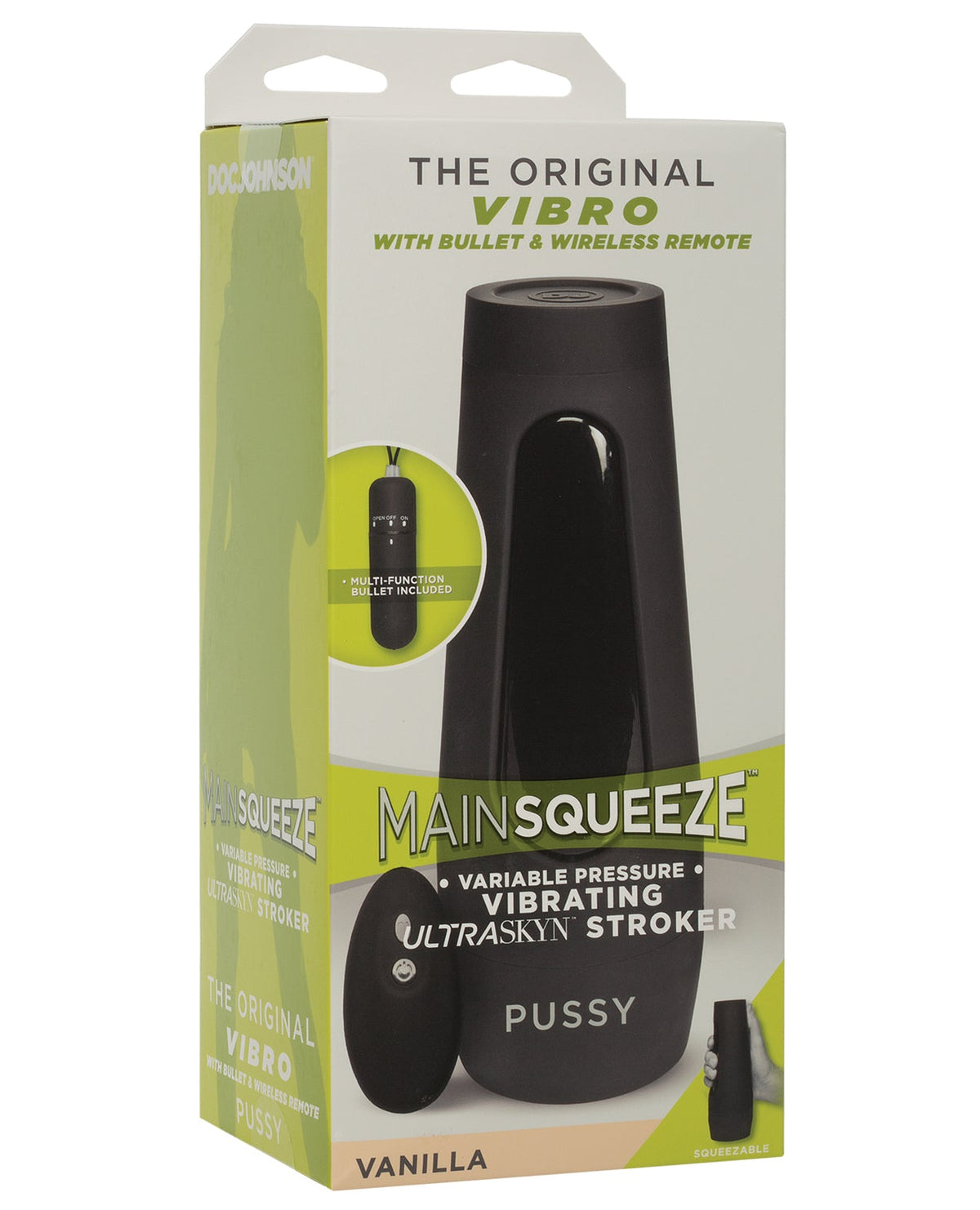 Main Squeeze Main Squeeze Original Vibro Pussy - Vanilla
