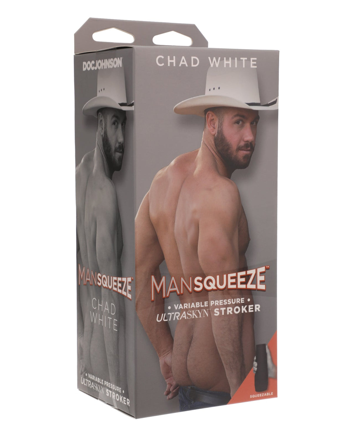 Main Squeeze Man Squeeze ULTRASKYN Ass Stroker - Chad White