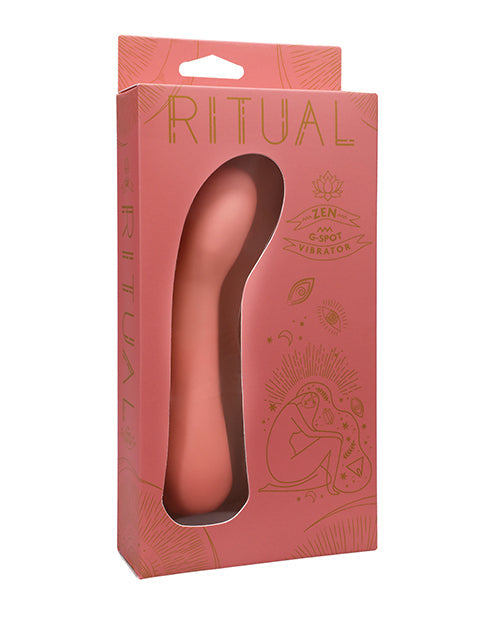 RITUAL RITUAL Zen Rechargeable Silicone G-Spot Vibe - Coral