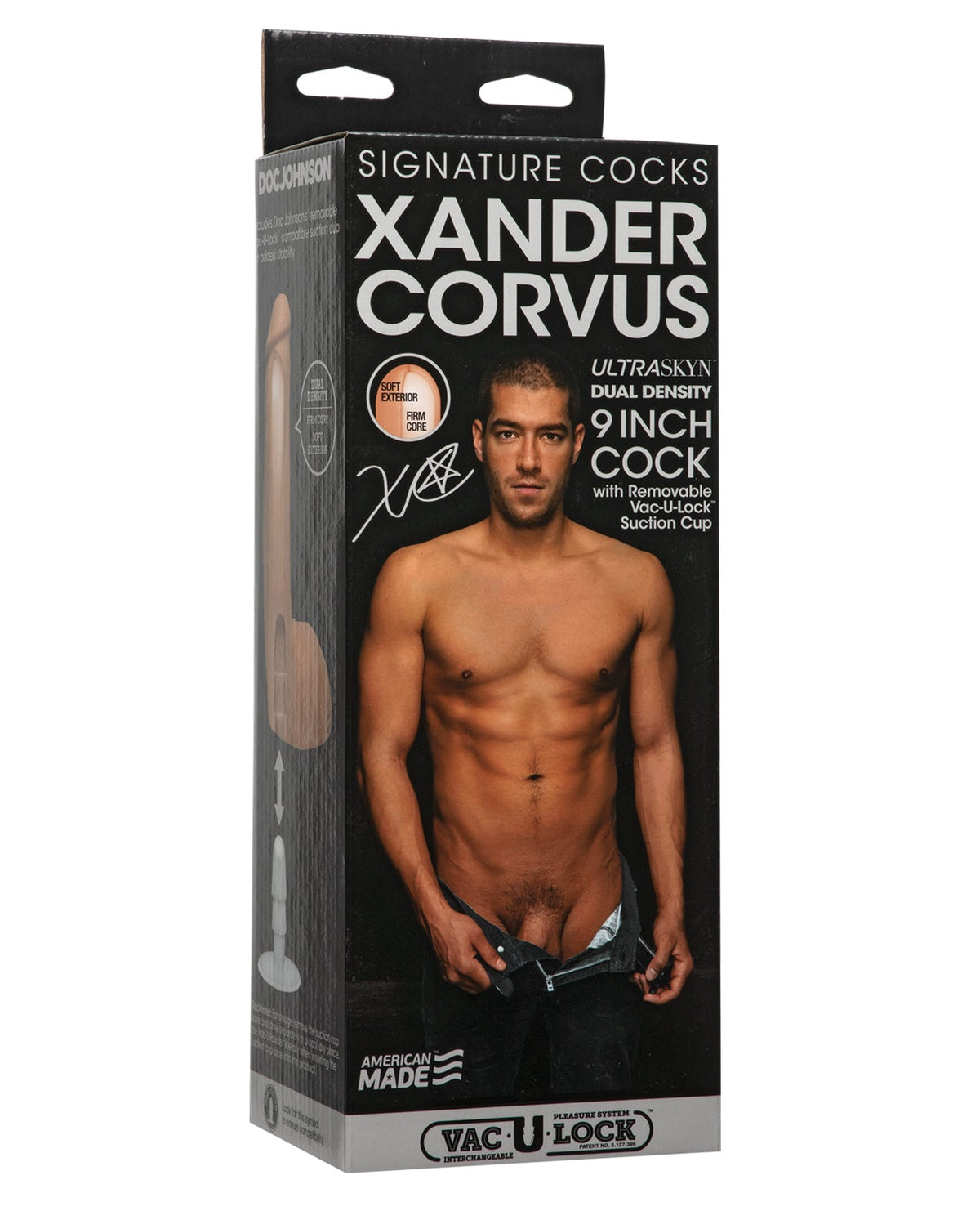 Signature Cocks Signature Cocks ULTRASKYN 9" Cock w/Removable Vac-U-Lock Suction Cup - Xander Corvus