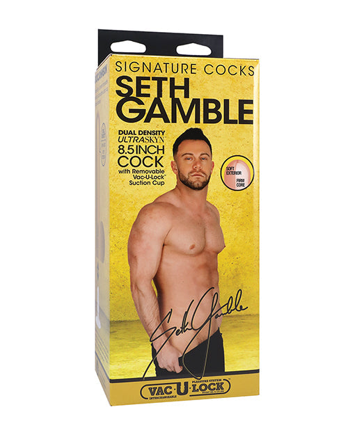 Signature Cocks Signature Cocks ULTRASKYN 8" Cock w/Removable Vac-U-Lock Suction Cup - Seth Gamble
