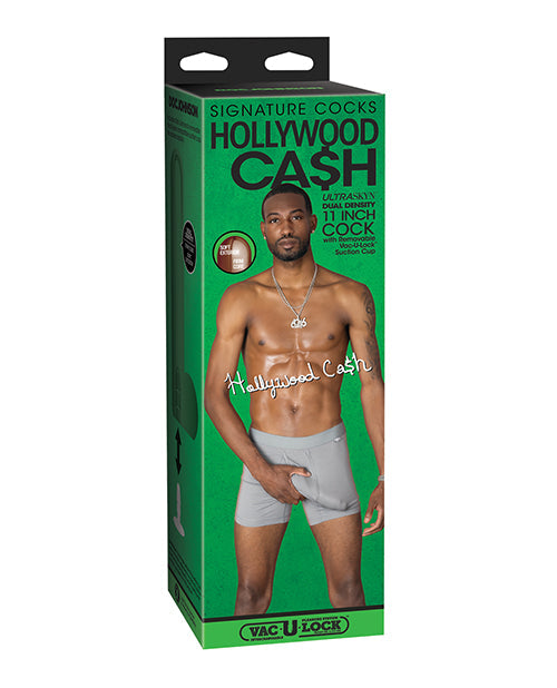 Signature Cocks Signature Cocks ULTRASKYN 11" Cock w/Removable Vac-U-Lock Suction Cup - Hollywood Cash
