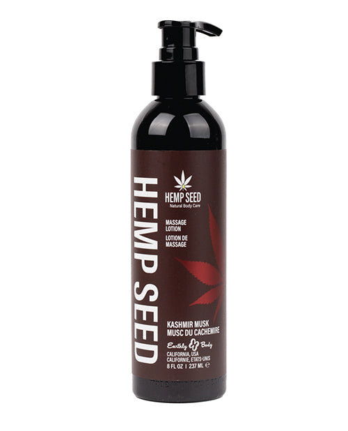 Earthly Body Earthly Body Hemp Seed Massage Lotion - 8 oz Kashmir Musk