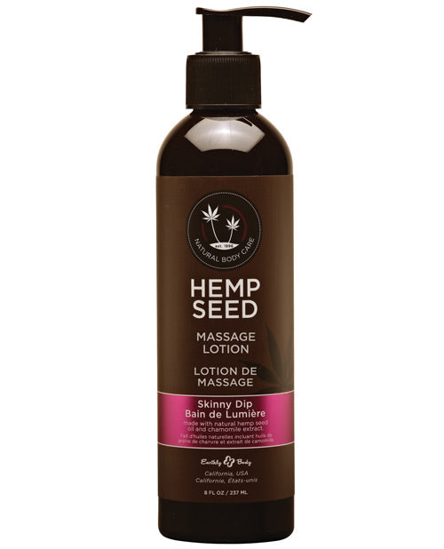 Earthly Body Earthly Body Hemp Seed Massage Lotion - 8 oz Skinny Dip