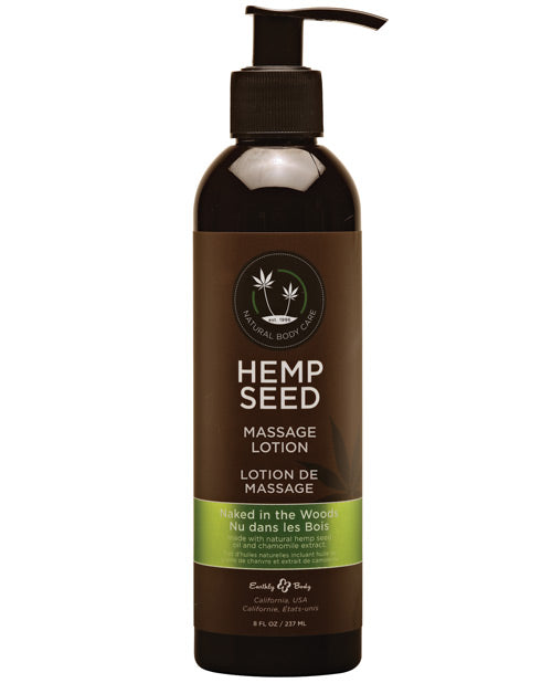 Earthly Body Earthly Body Hemp Seed Massage Lotion - 8 oz Naked in the Woods