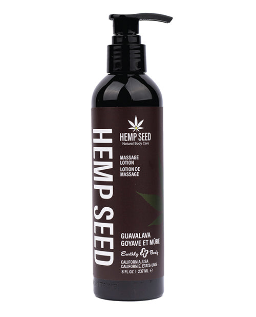 Earthly Body Earthly Body Hemp Seed Massage Lotion - 8 oz Guavalava