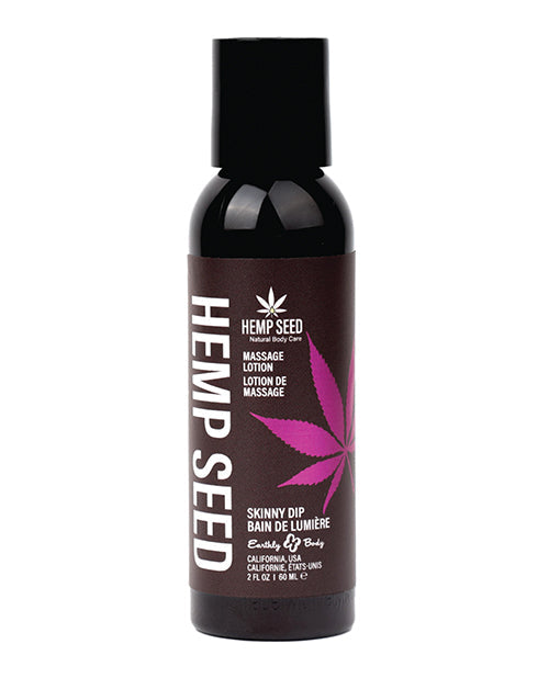 Earthly Body Earthly Body Hemp Seed Massage Lotion - 2 oz Skinny Dip