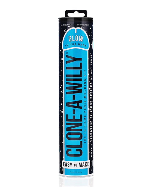 Clone A Willy Clone-A-Willy Kit Vibrating Glow in the Dark - Blue