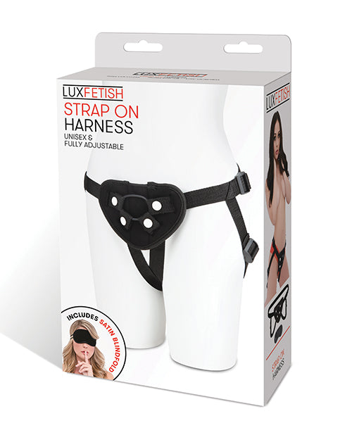 Lux Fetish Lux Fetish Strap On Harness - Black