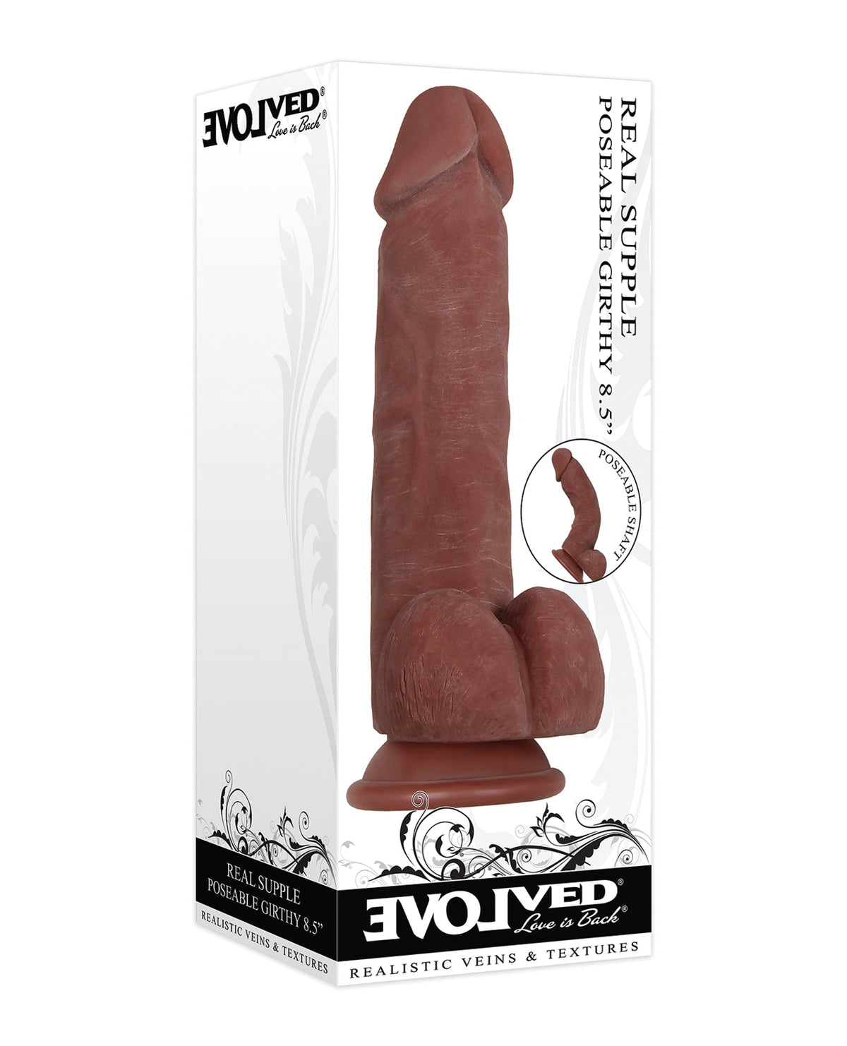 Evolved Evolved Real Supple Poseable Girthy Dark 8.5