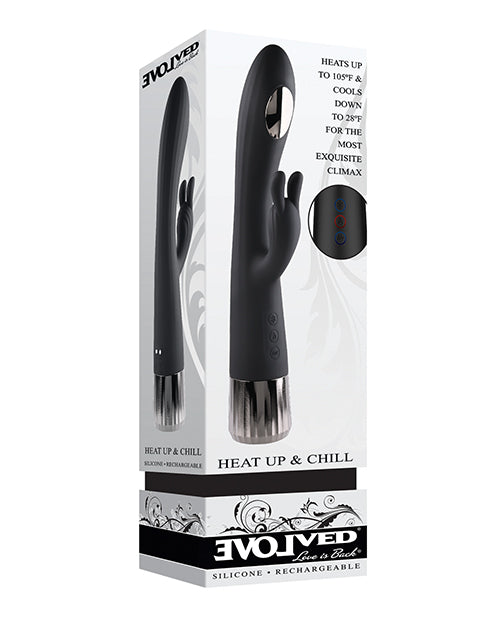 Evolved Evolved Heat Up & Chill G-Spot Rabbit - Black