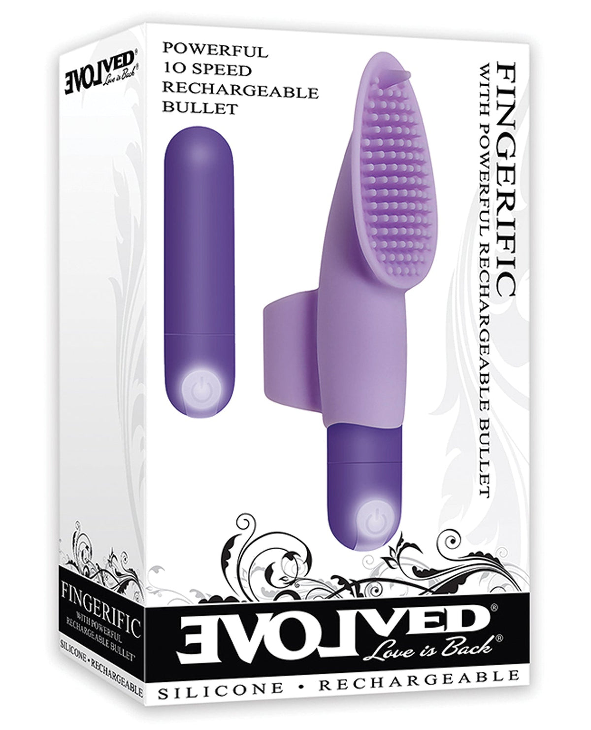 Fingerific Evolved Fingerific Rechargeable Bullet - Purple