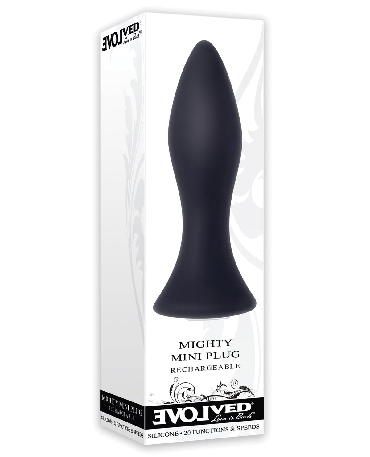 Evolved Evolved Mini Butt Plug - Black