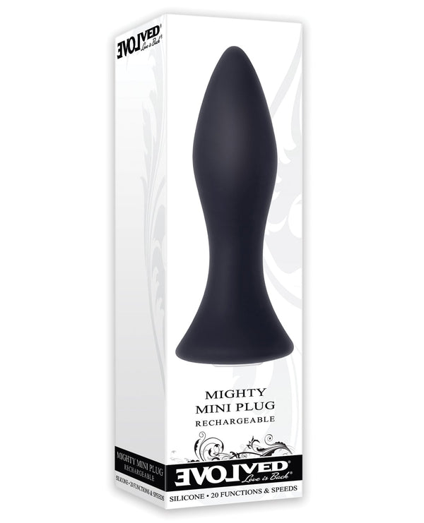 Evolved Evolved Mini Butt Plug - Black