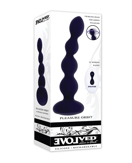 Evolved Evolved Pleasure Orbit Remote Controlled Anal Vibe - Purple