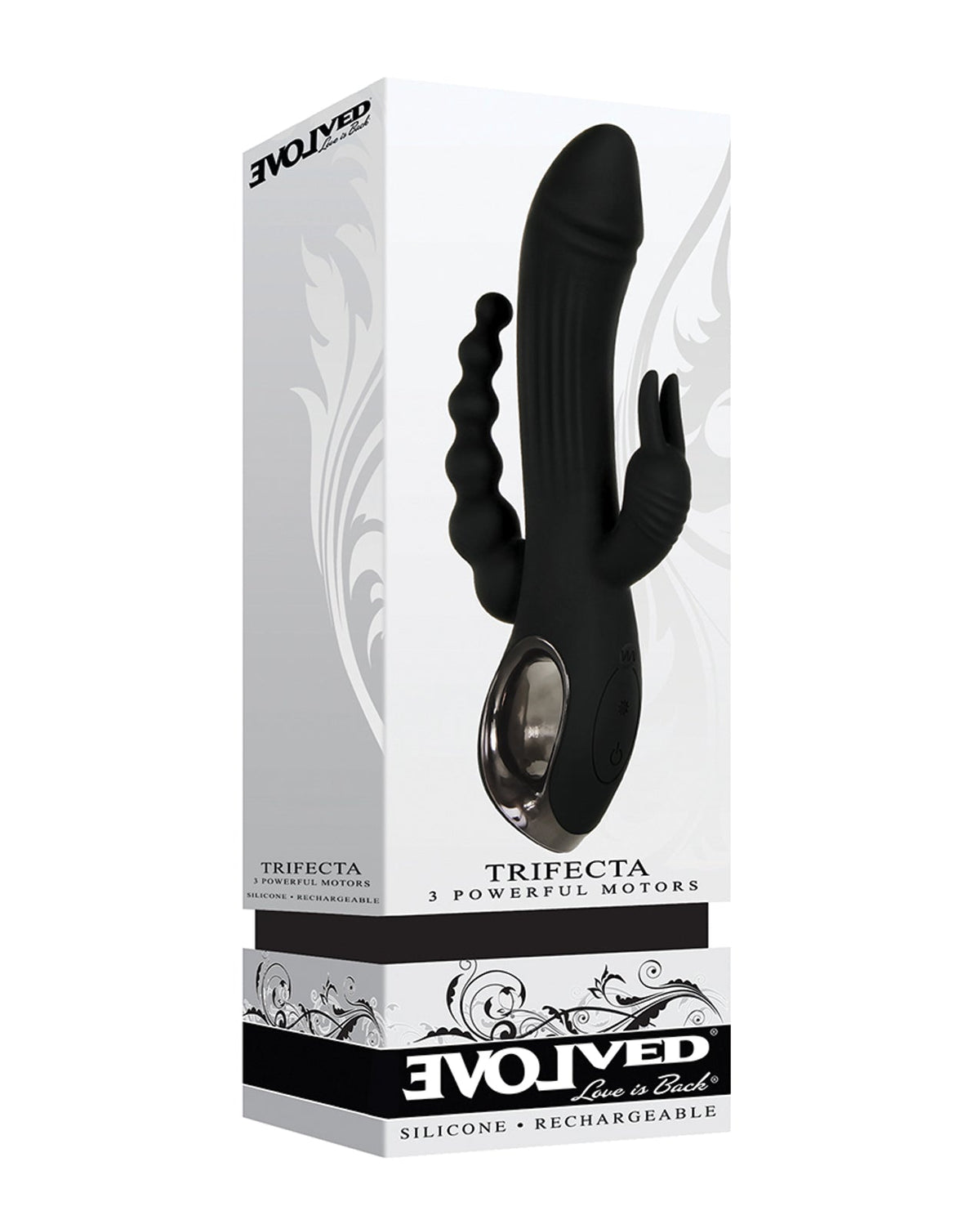 Evolved Evolved Trifecta Triple Stim Rechargeable - Black