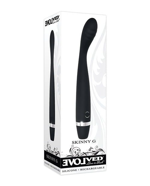 Evolved Evolved Skinny G Silicone G Spot Vibrator - Black