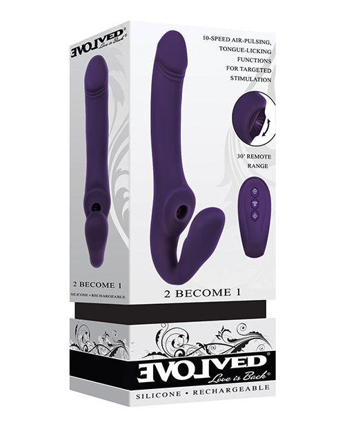 Evolved Evolved 2 Become 1 Strapless Strap On - Purple