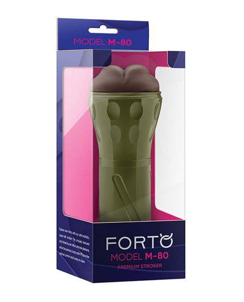 Forto Forto Model M-80 Hard-Side Mouth Masturbator - Dark